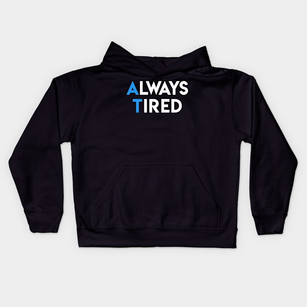 always tired Kids Hoodie by BaderAbuAlsoud